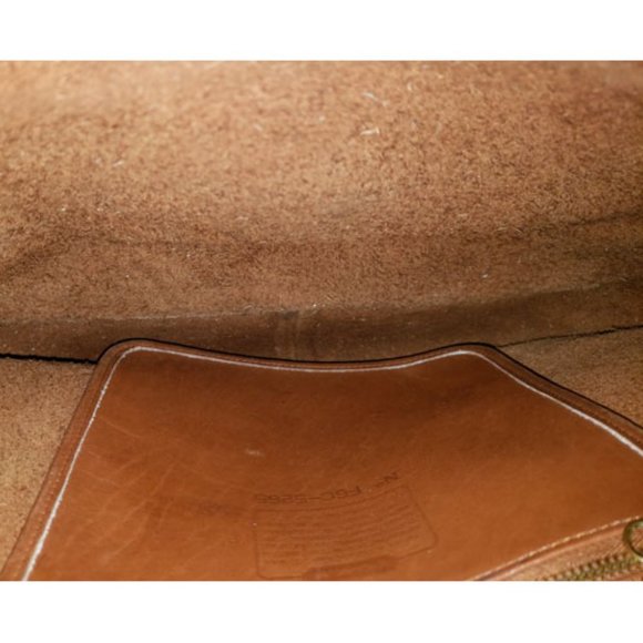 Coach Lexington Briefcase with Strap Tan Leather Vintage 90s Brass Turnlock - Picture 10 of 10